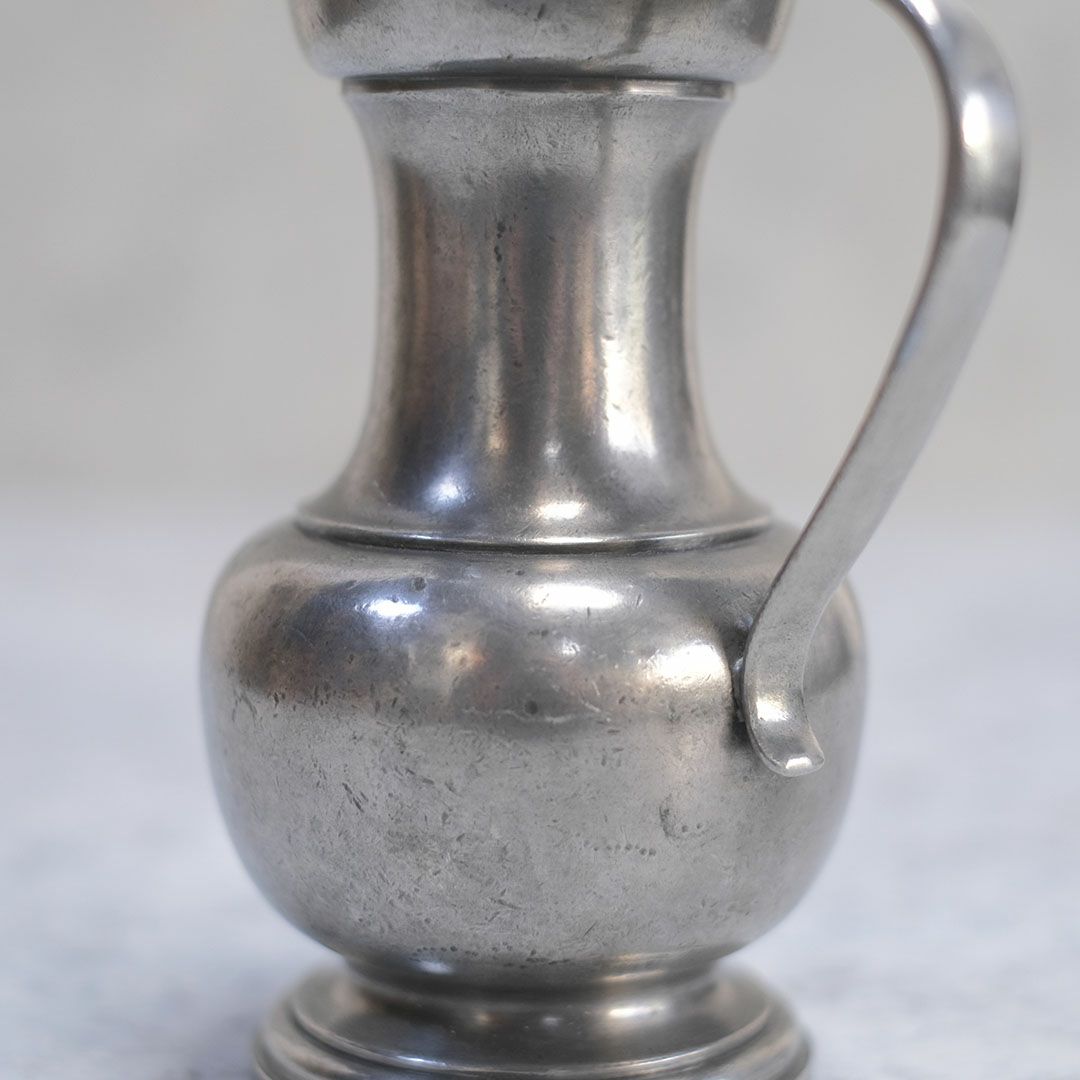 アンティーク エタンピッチャー フランス 錫 ジャグ
