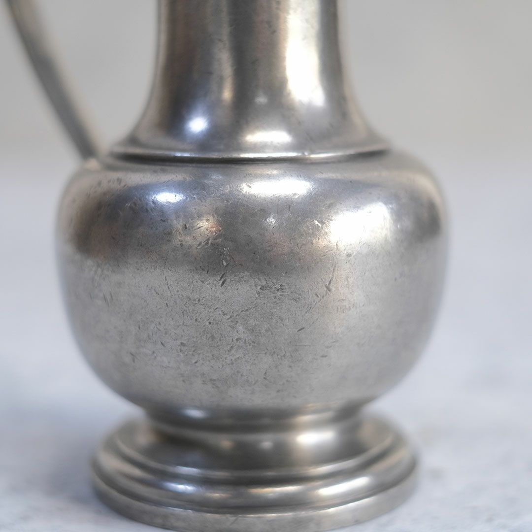 アンティーク エタンピッチャー フランス 錫 ジャグ