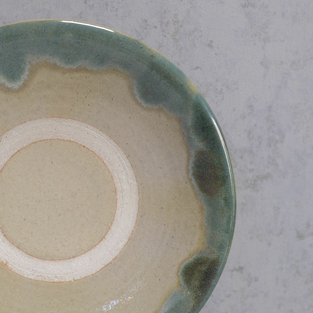 やちむん 沖縄 松田共司 7.5寸皿B 読谷村北窯 一点物 大皿