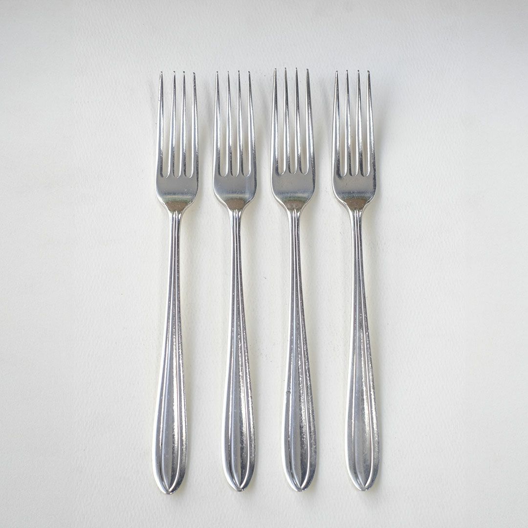 ヴィンテージディナーフォーク シルバープレート イギリス2