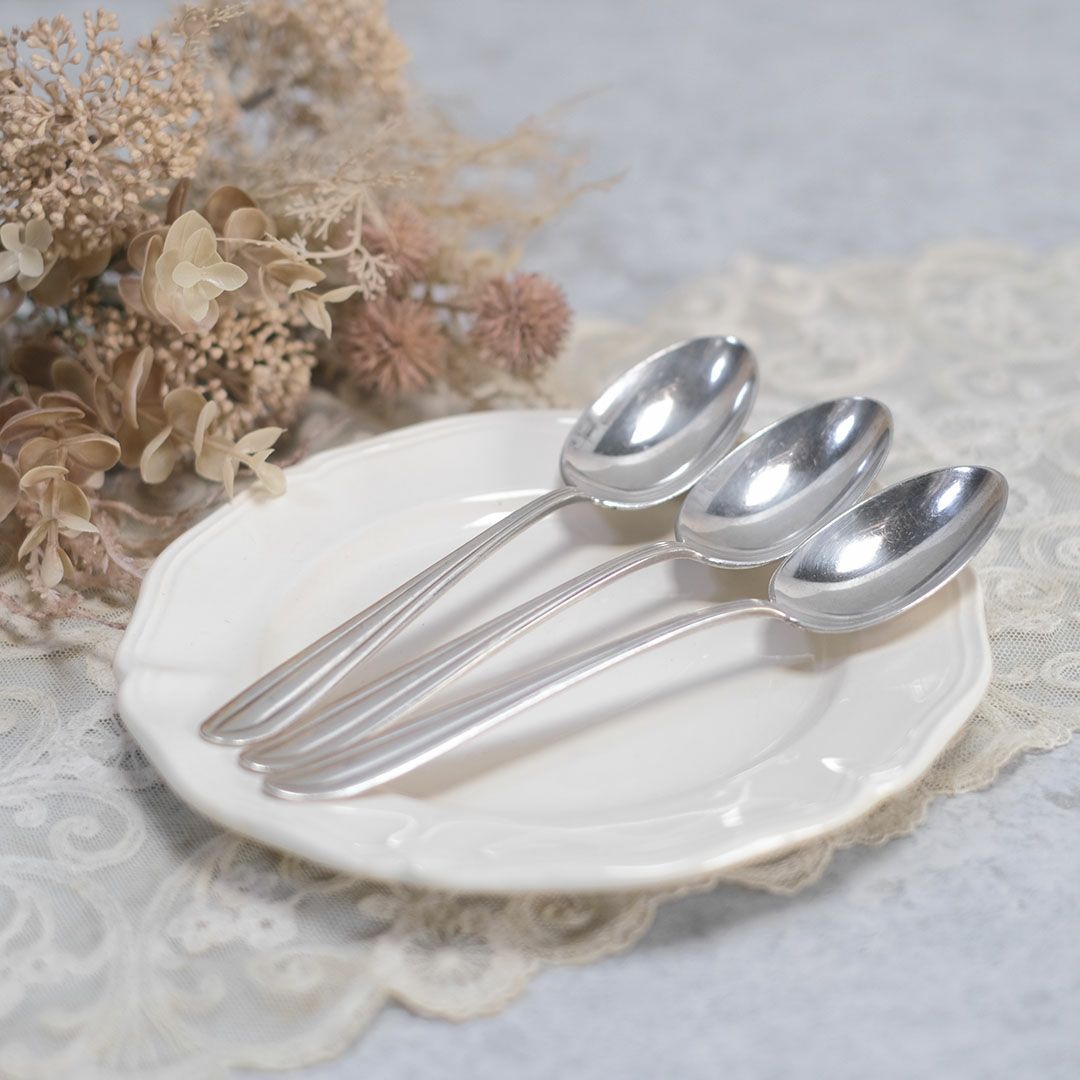 ヴィンテージディナースプーン シルバープレート イギリス