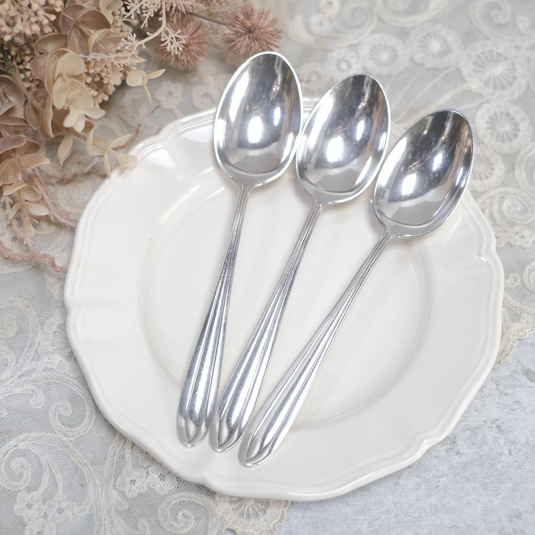 ヴィンテージディナースプーン シルバープレート イギリス1