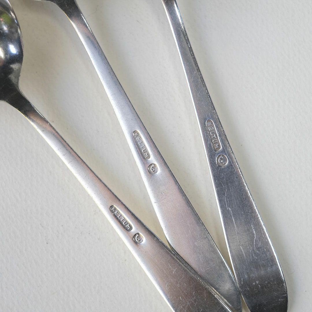 ヴィンテージデザートスプーン シルバープレート イギリス6