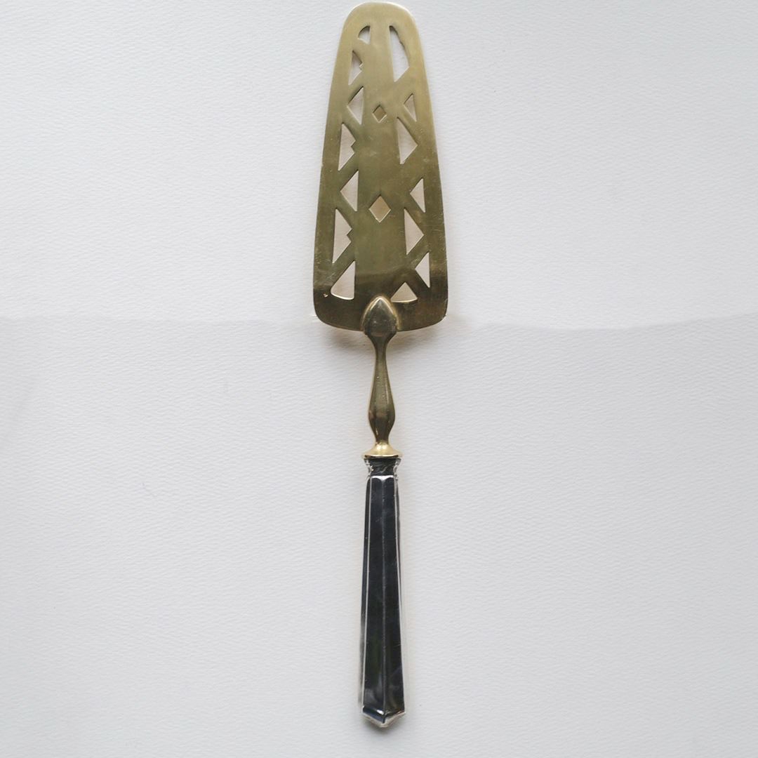 アンティークケーキサーバー フランス アンティークカトラリー 薔薇3