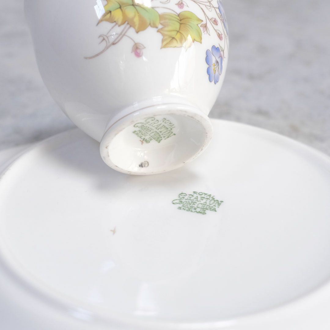 ヴィンテージカップ&ソーサ Royal Grafton(ロイヤルグラフトン) イギリス12