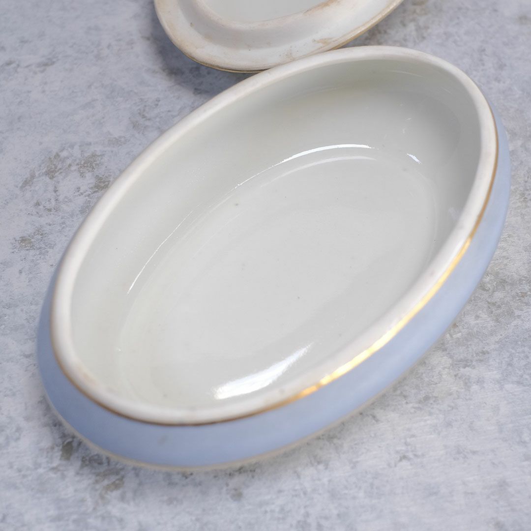 アンティークトリンケットボックス 陶器 LIMOGE(リモージュ) フランス 小物入れ4