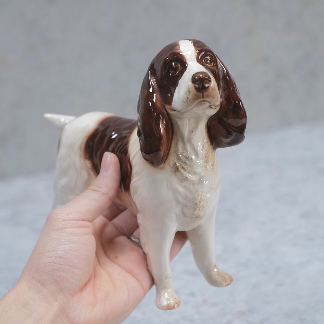 ヴィンテージオブジェ 犬の置物 陶器 イギリス7