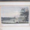 アンティーク リトグラフピクチャー湖畔の風景 イギリス 石版画 Combermere