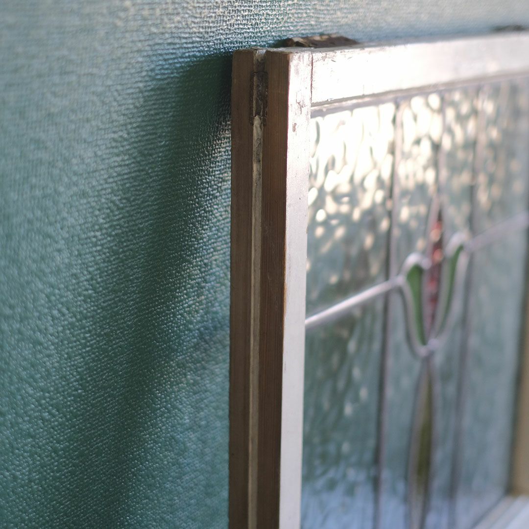 アンティーク ステンドグラス イギリス チューリップ4