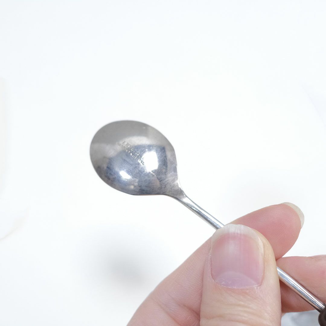 アンティークコーヒービーンズスプーン 6本セット イギリス 可愛い珈琲豆が装飾7