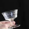 アンティーク クリスタル デザートグラス PALL MALL LADY HAMILTON イギリス エッチング模様