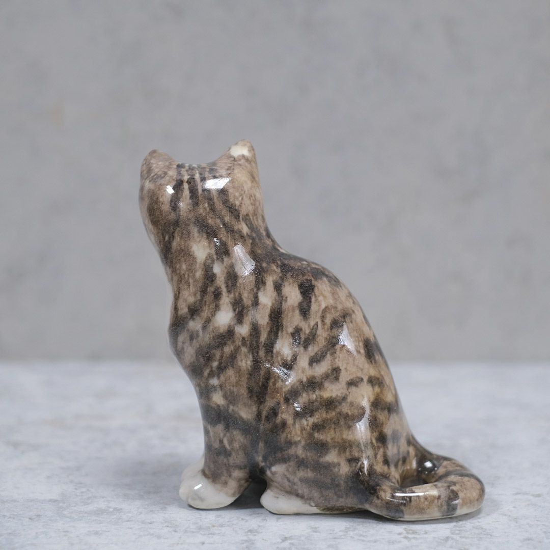  ヴィンテージ ウィンスタンレーキャット ケンジントンキャット アメリカンショートヘア イギリス 陶芸作家Jenny Winstanley 置物
