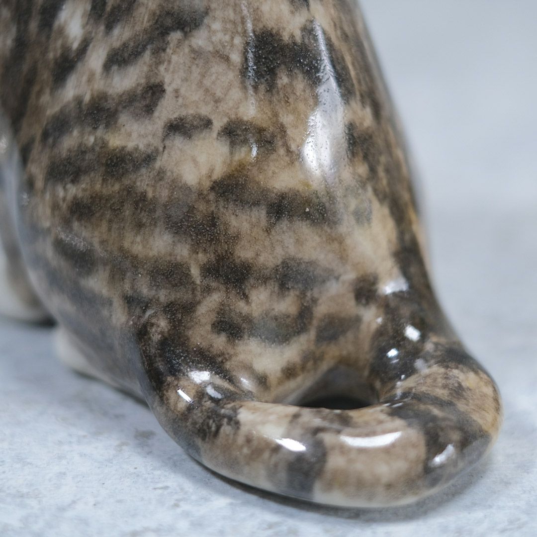  ヴィンテージ ウィンスタンレーキャット ケンジントンキャット アメリカンショートヘア イギリス 陶芸作家Jenny Winstanley 置物