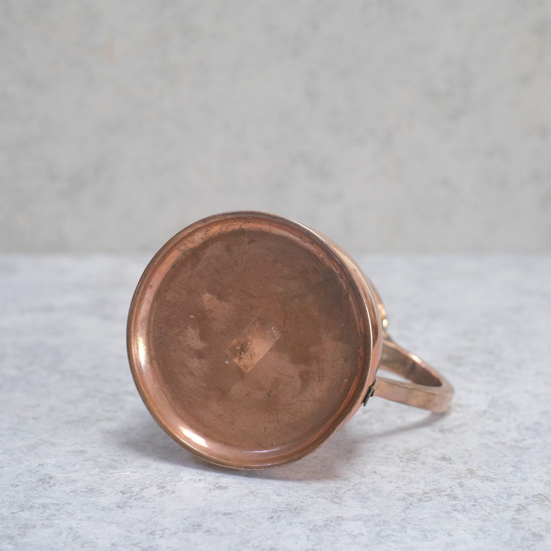 アンティーク コッパーメジャーリングジャグ イギリス 研磨済み銅製水差し9