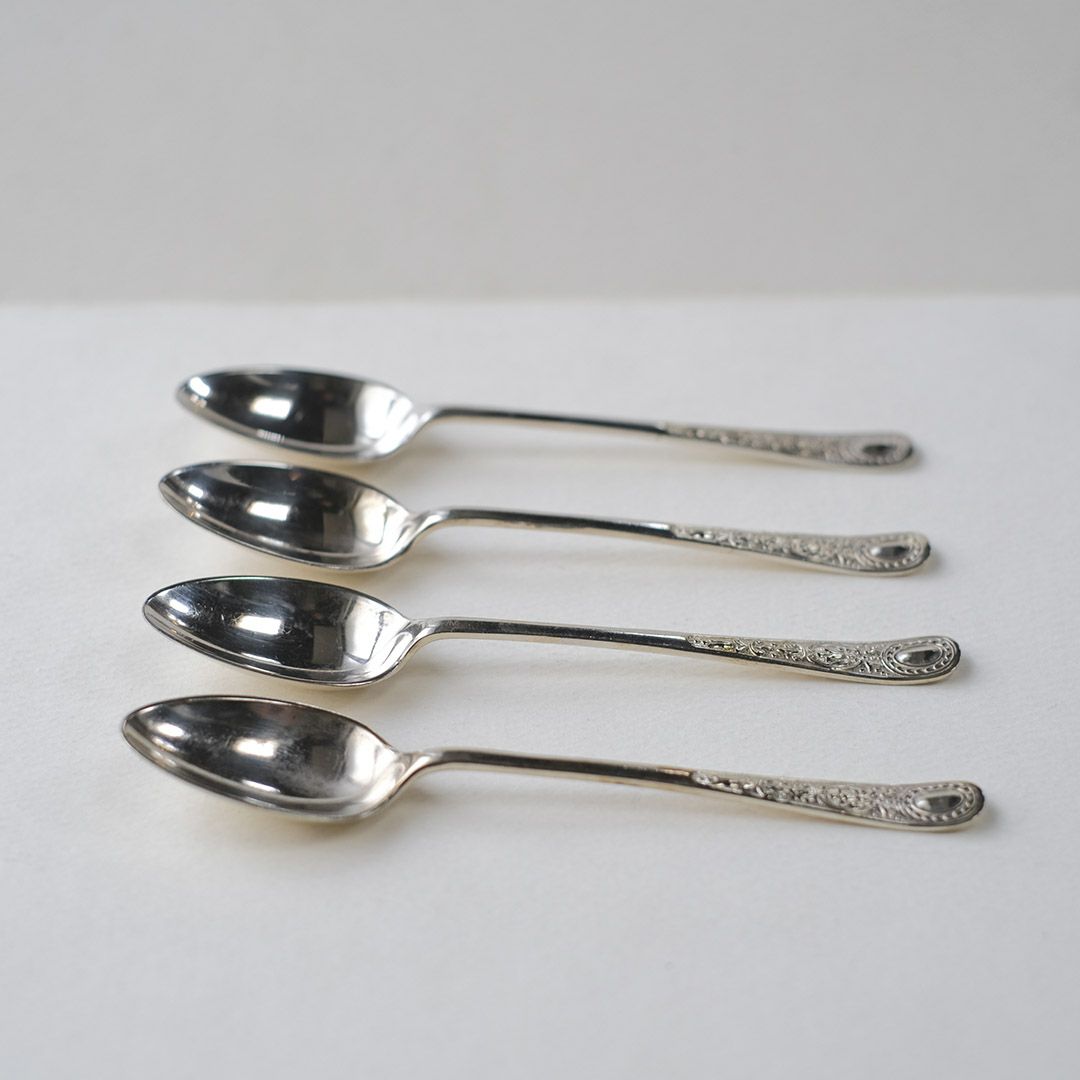 アンティーク コーヒースプーン イギリス シルバープレート