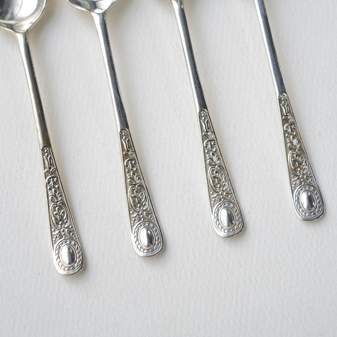 アンティーク コーヒースプーン イギリス シルバープレート