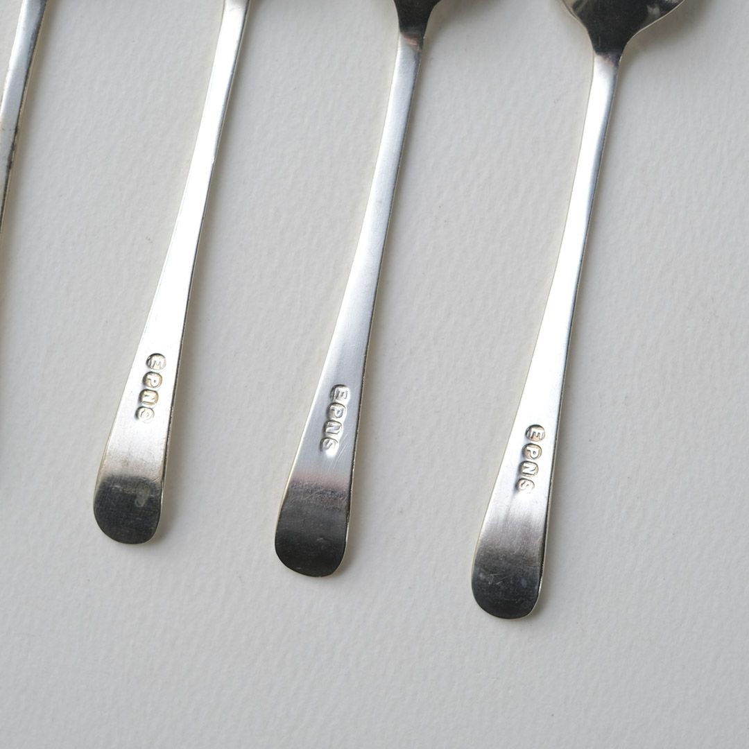 アンティーク コーヒースプーン イギリス シルバープレート