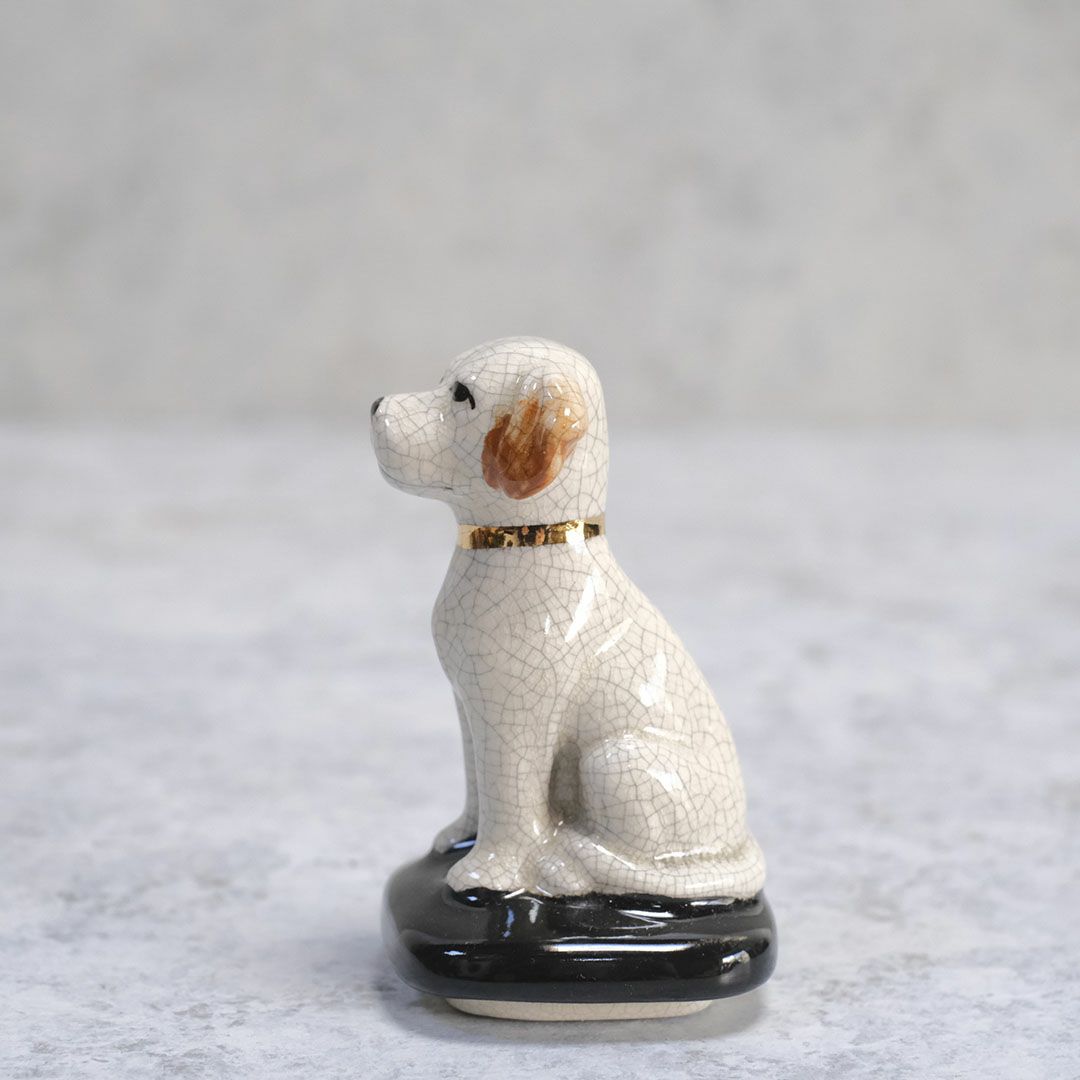 ヴィンテージフィギリン犬 イギリス 陶器 置物2