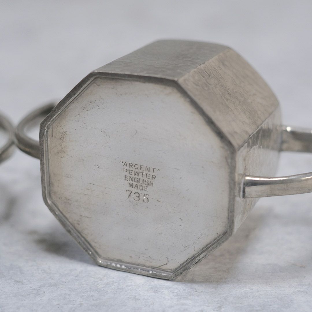 アンティークミルクポット シュガーボウル セット イギリス シルバープレート7