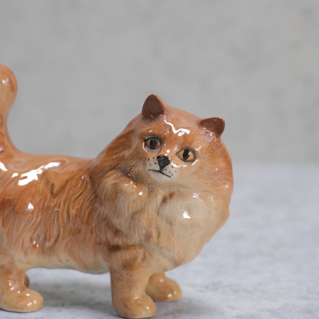 　ヴィンテージフィギュリン 猫の置物 イギリス BESWICK ベスウィック4