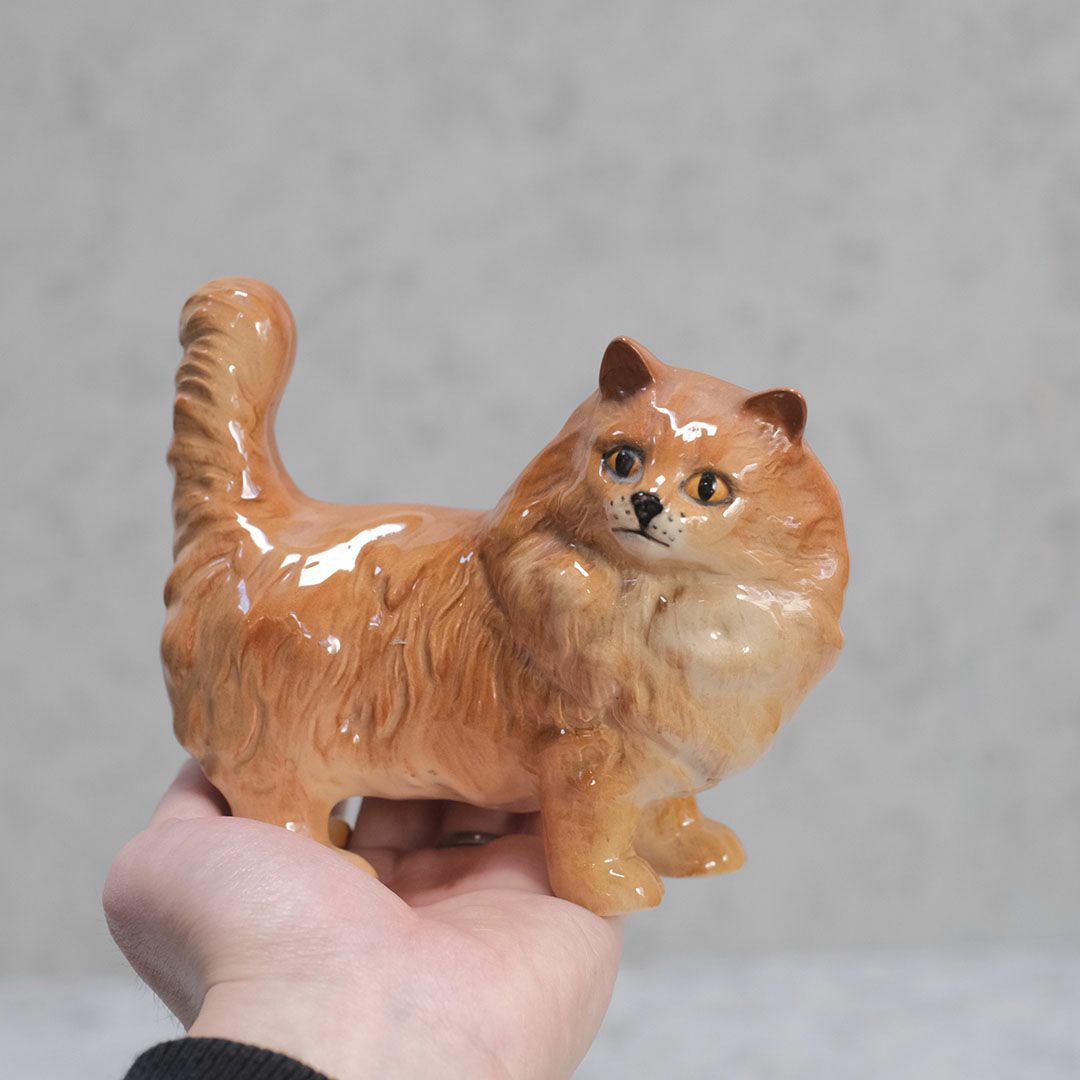　ヴィンテージフィギュリン 猫の置物 イギリス BESWICK ベスウィック5
