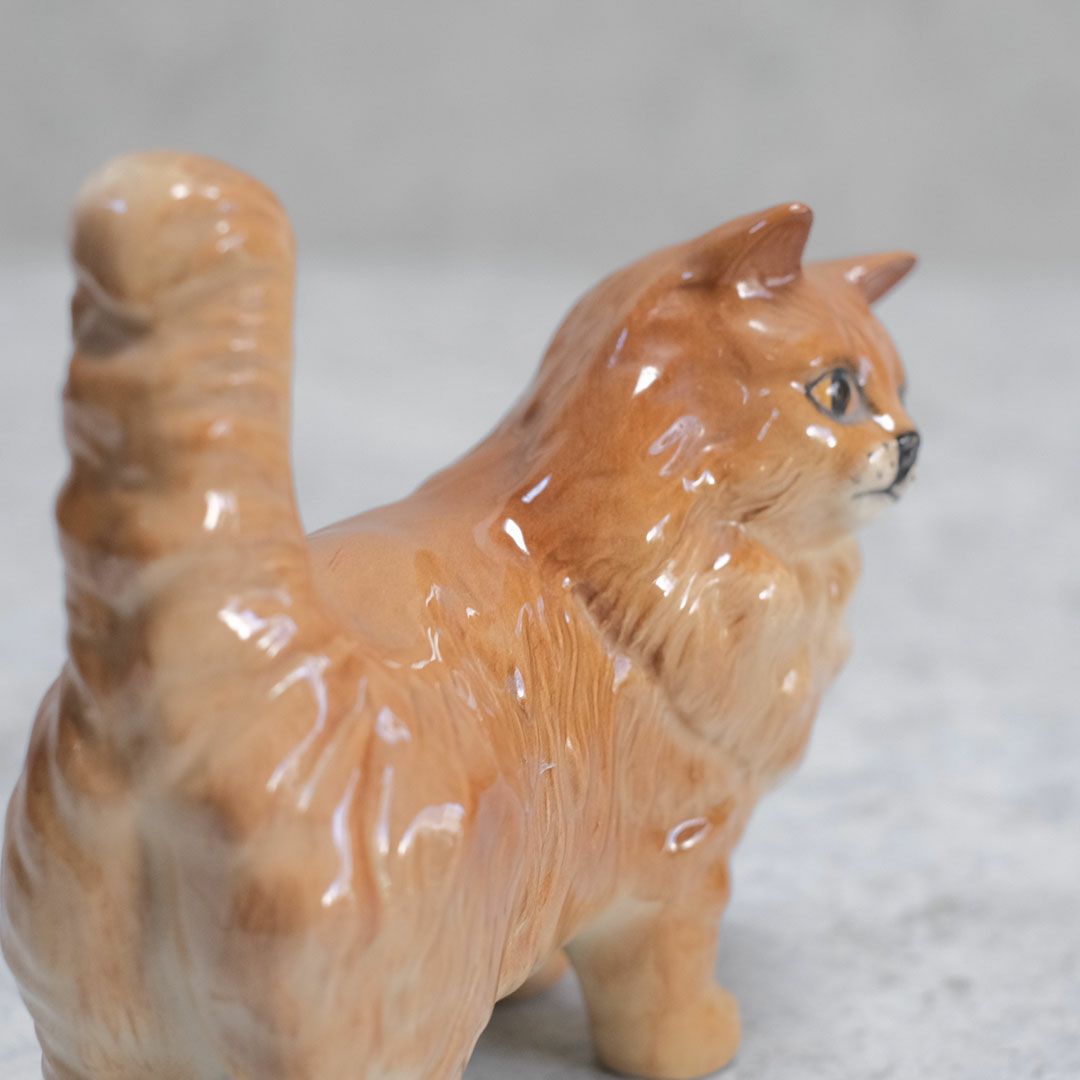 　ヴィンテージフィギュリン 猫の置物 イギリス BESWICK ベスウィック6