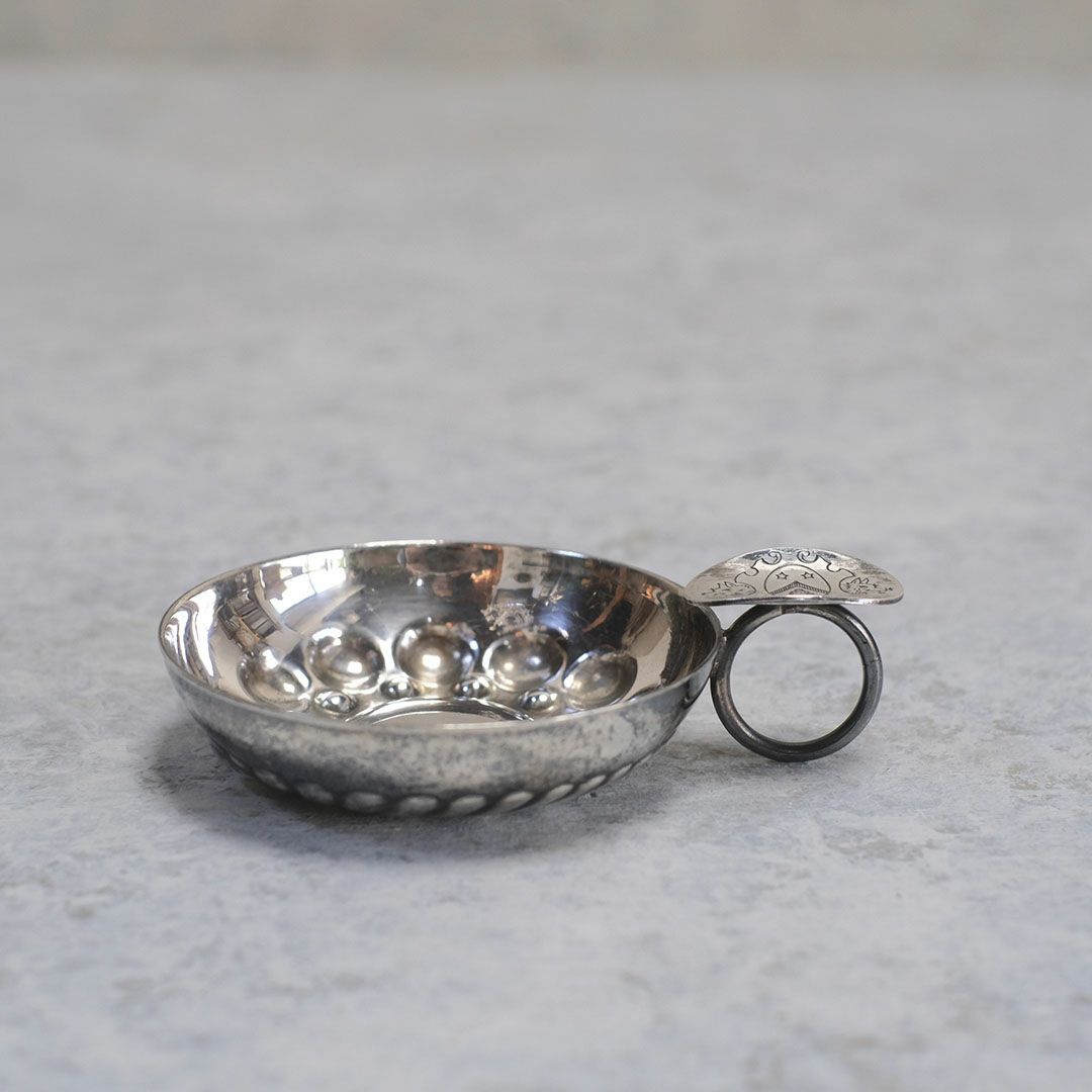 アンティーク ワインテイスター フランス シルバープレート ソムリエカップ1