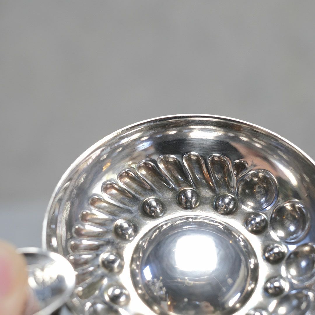 アンティーク ワインテイスター フランス シルバープレート ソムリエカップ5