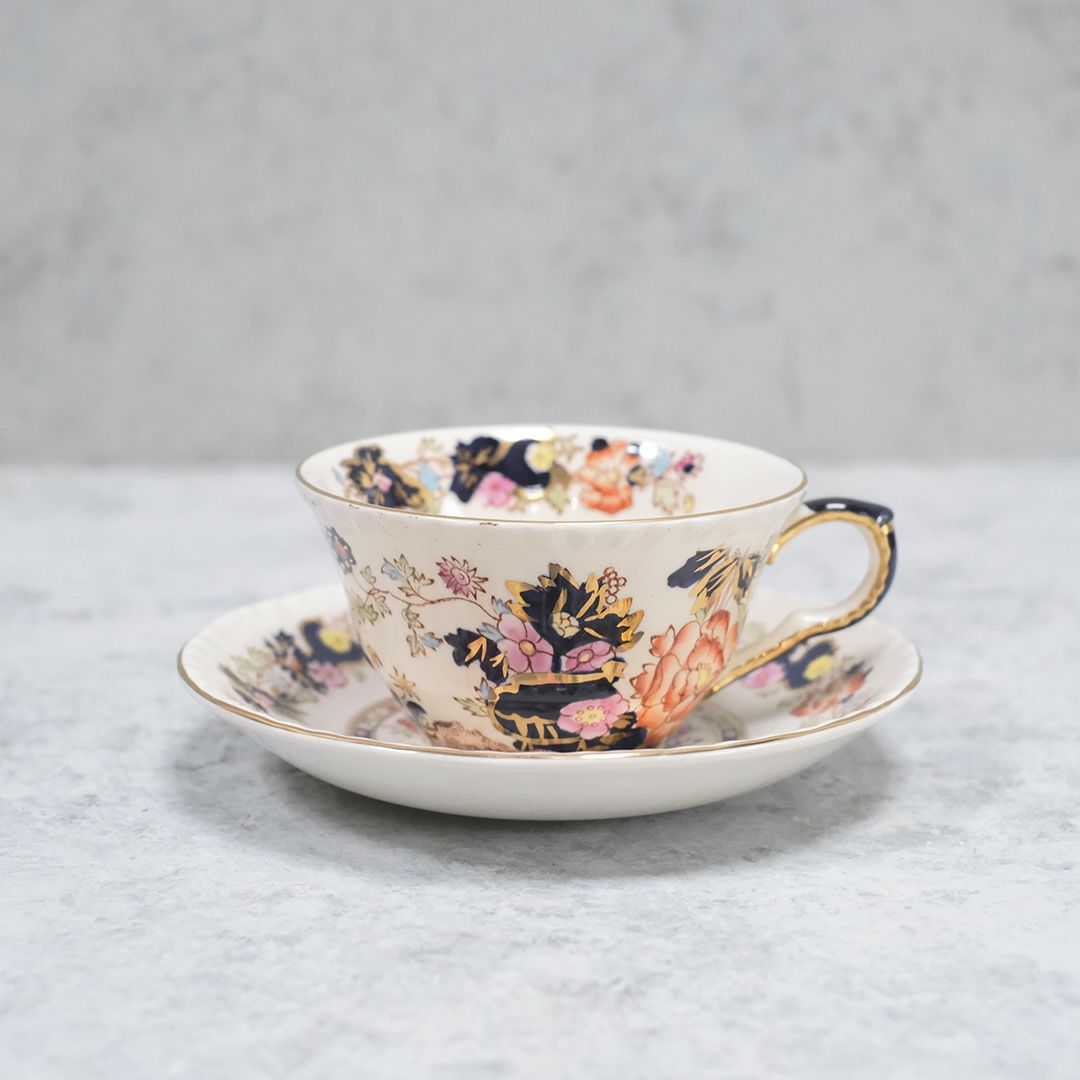アンティークカップ&ソーサー MASON'S(メイゾンズ) イギリス シノワズリデザイン コーヒーカップ アンティーク食器1