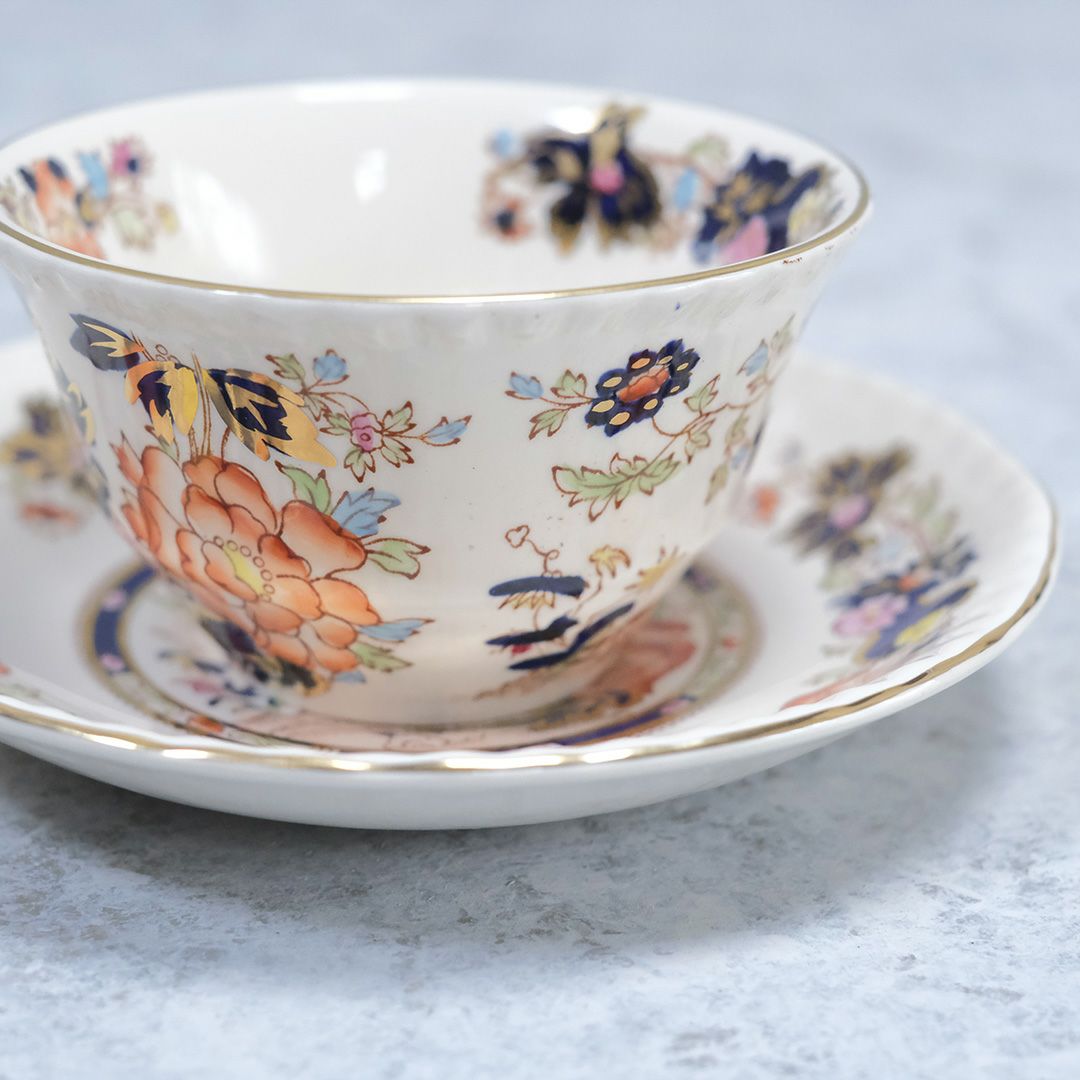 アンティークカップ&ソーサー MASON'S(メイゾンズ) イギリス シノワズリデザイン コーヒーカップ アンティーク食器2