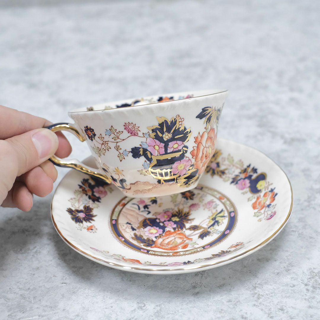 アンティークカップ&ソーサー MASON'S(メイゾンズ) イギリス シノワズリデザイン コーヒーカップ アンティーク食器3
