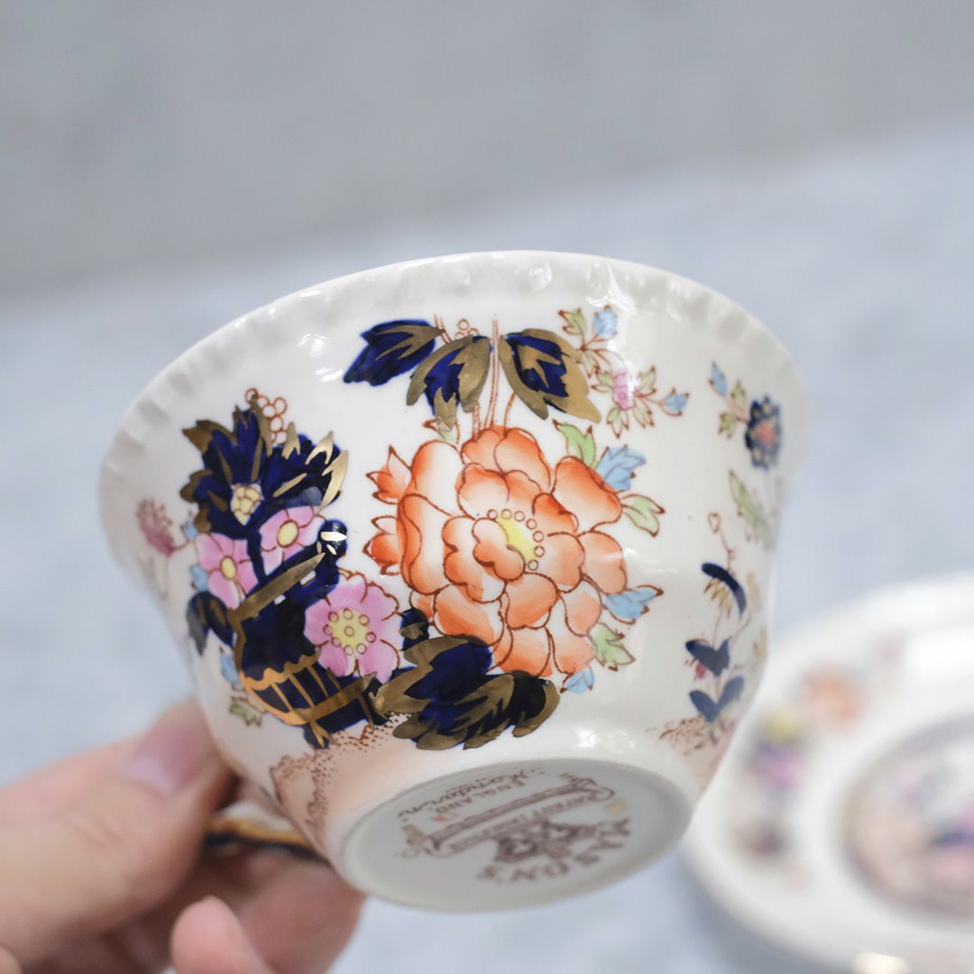アンティークカップ&ソーサー MASON'S(メイゾンズ) イギリス シノワズリデザイン コーヒーカップ アンティーク食器4