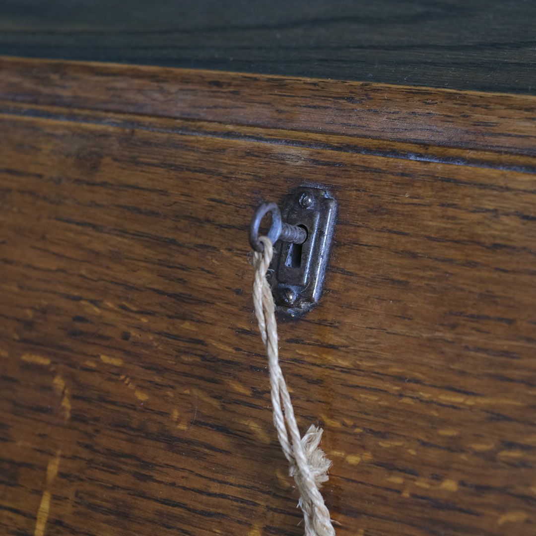 アンティーク ビューローブックケースD イギリス 本棚付きデスク/アンティーク家具