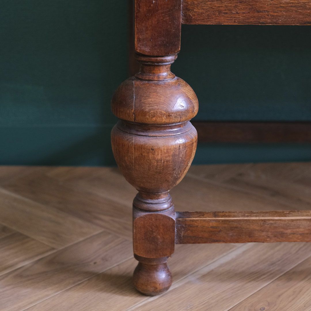 アンティーク ビューローブックケースD イギリス 本棚付きデスク/アンティーク家具