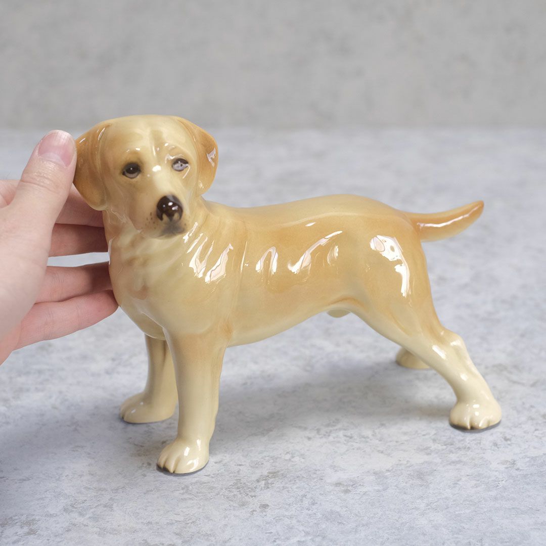ヴィンテージ犬のフィギュリン 陶器人形 イギリス 置物4