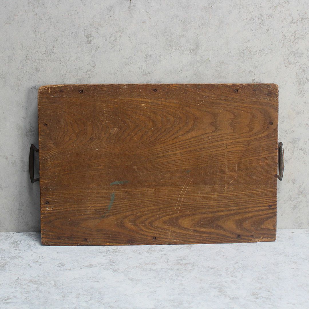 アンティークティートレイ 木製 イギリス6