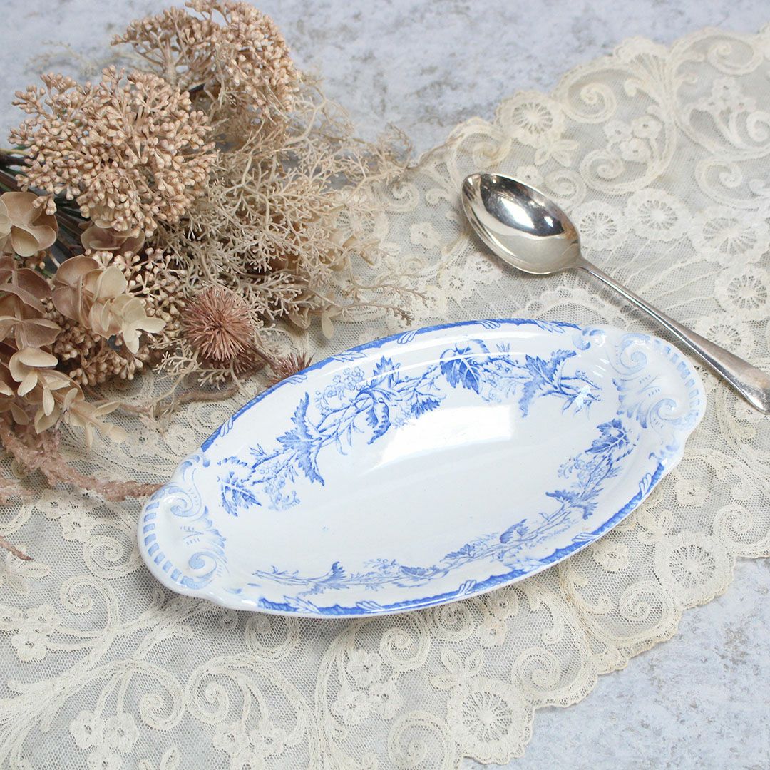 アンティーク ラヴィエ Villeroy & Boch ドイツ 前菜皿 アンティーク食器