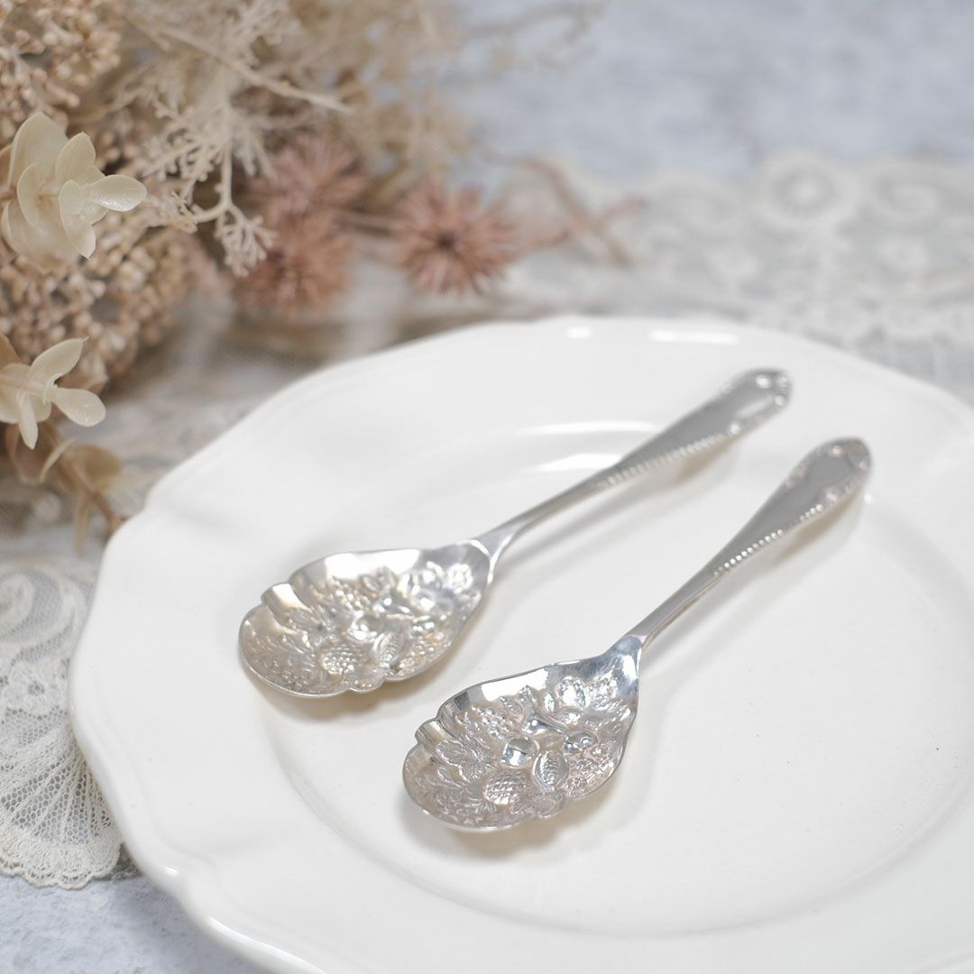 アンティーク ベリースプーン J.H. POTTER & SONS シルバープレート イギリス