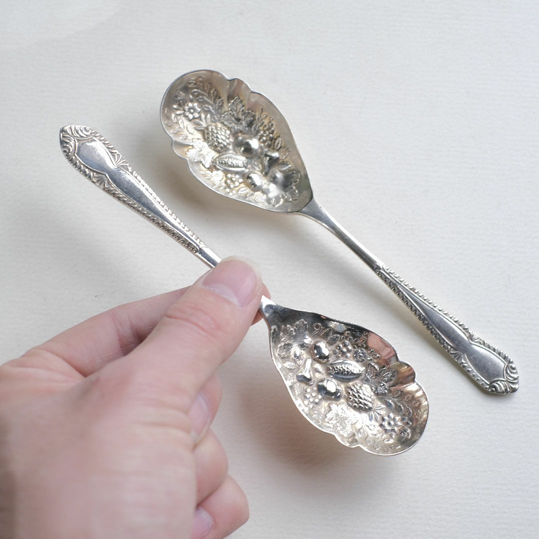 アンティーク ベリースプーン J.H. POTTER & SONS シルバープレート イギリス