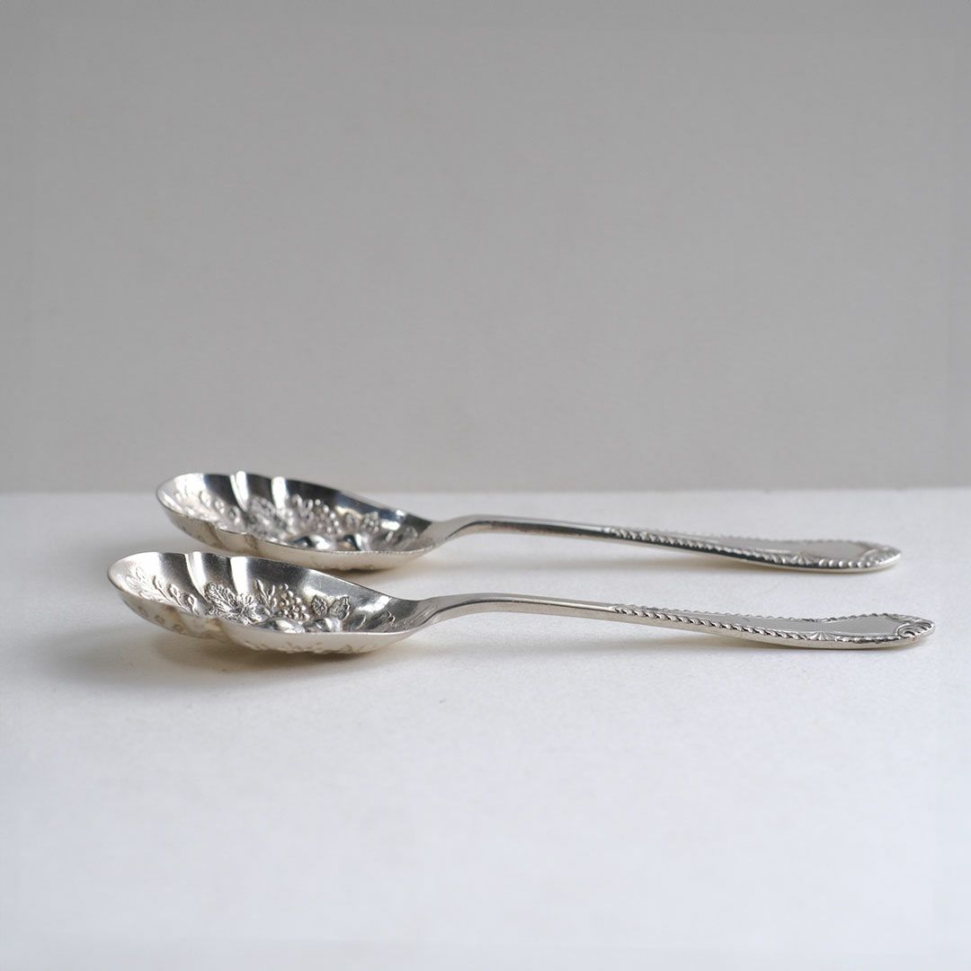 アンティーク ベリースプーン J.H. POTTER & SONS シルバープレート イギリス