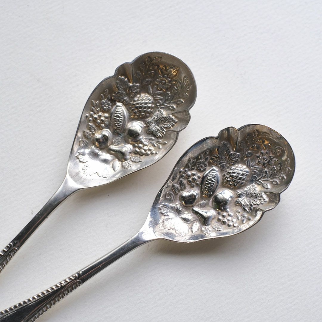 アンティーク ベリースプーン J.H. POTTER & SONS シルバープレート イギリス