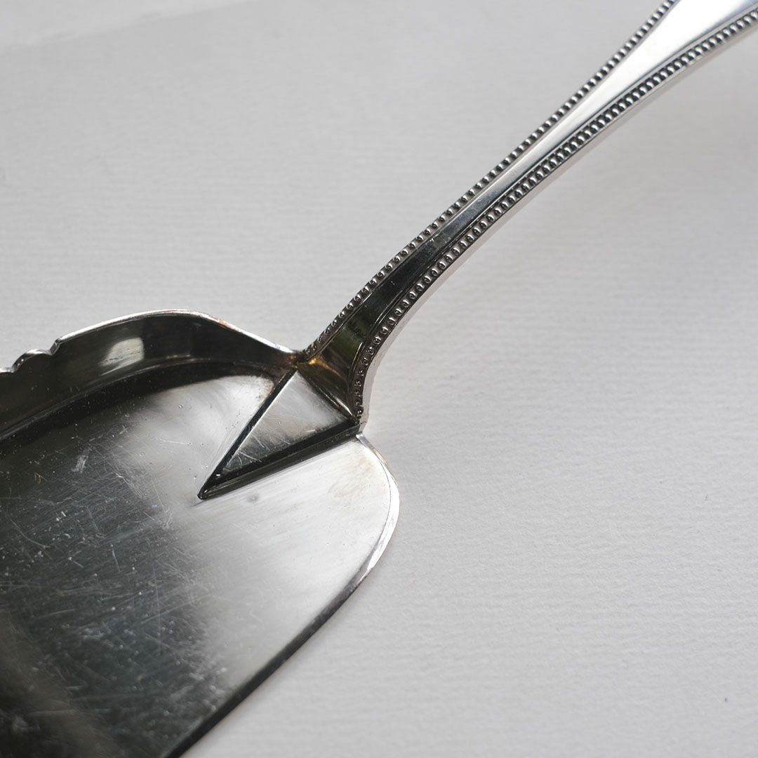 アンティーククラムスクープ イギリス シルバープレート製パンくずとり4