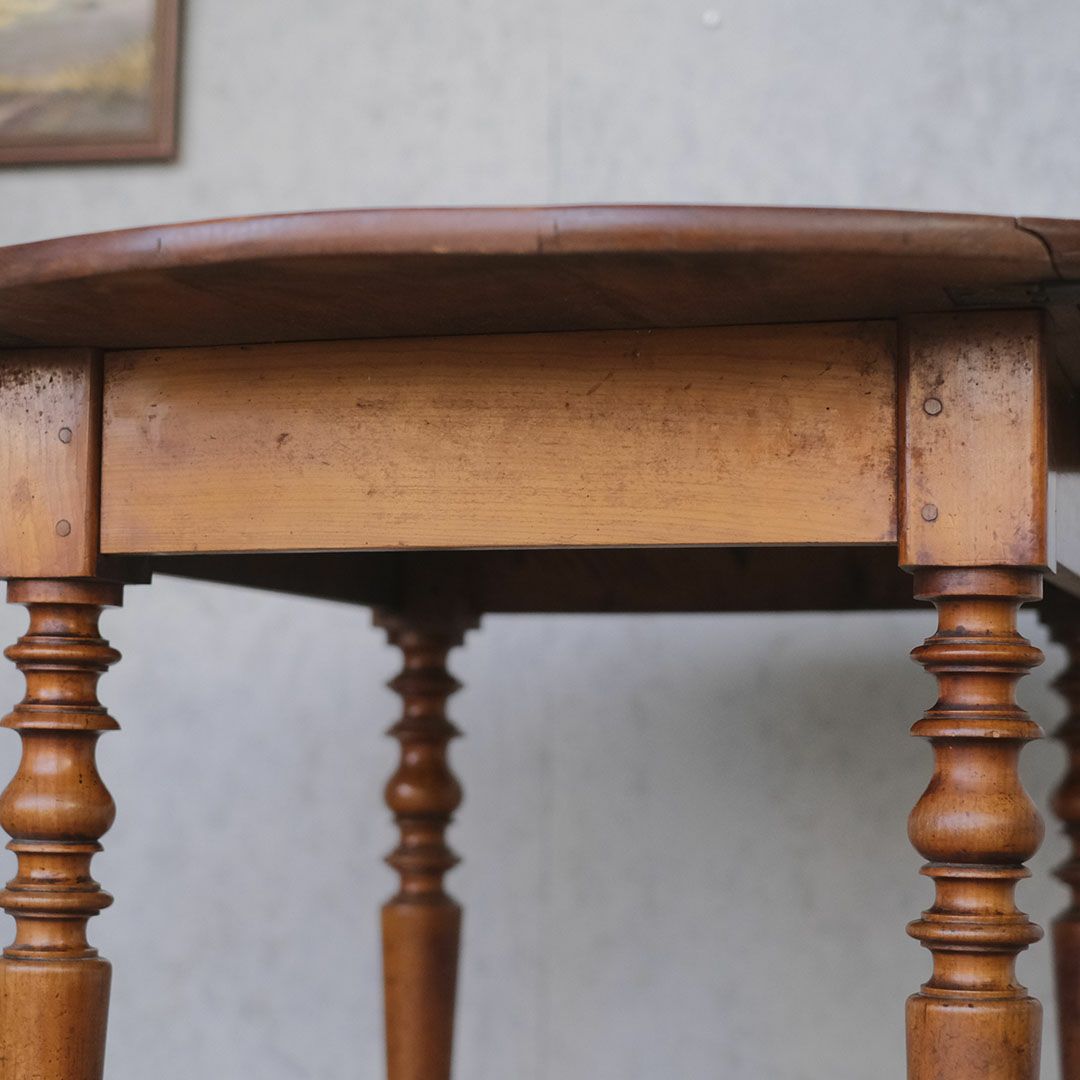 アンティーク ドロップリーフテーブル 円卓 イギリス バタフライテーブル アンティーク家具