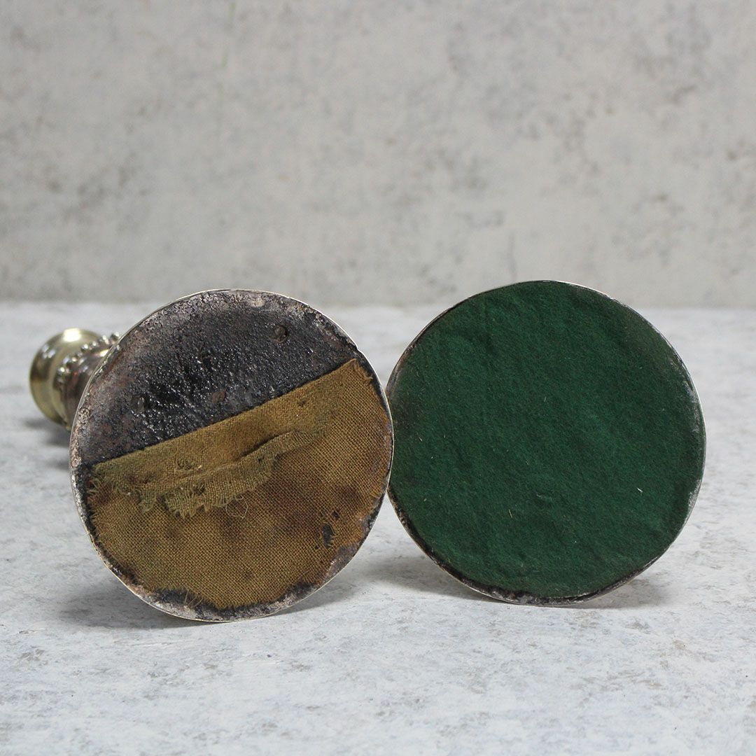 アンティークキャンドルスタンド 燭台ペア イギリス7