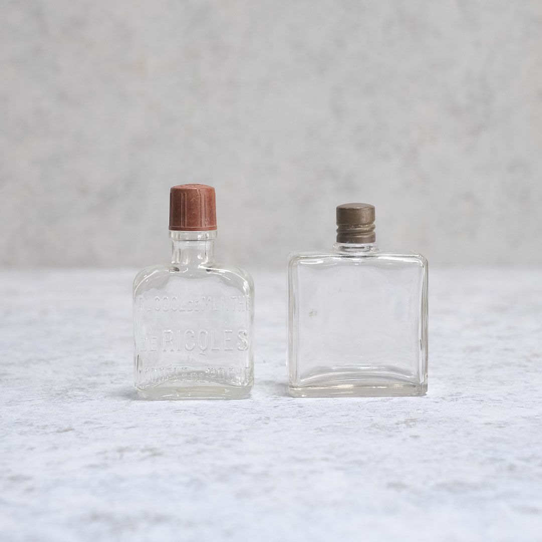 アンティークボトル フランス ガラスビン 古い小瓶1