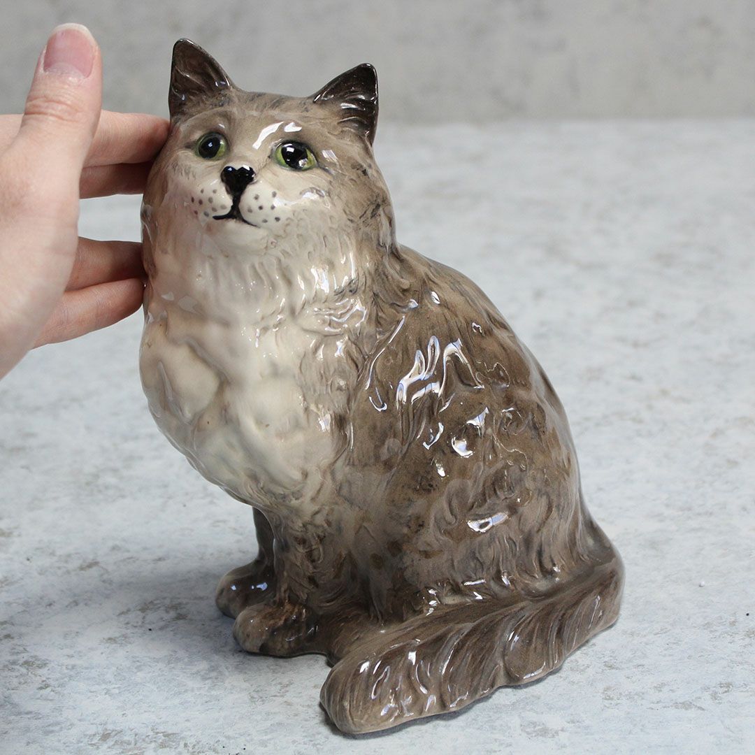 ヴィンテージオブジェ 猫の置物 フィギュリン イギリス5