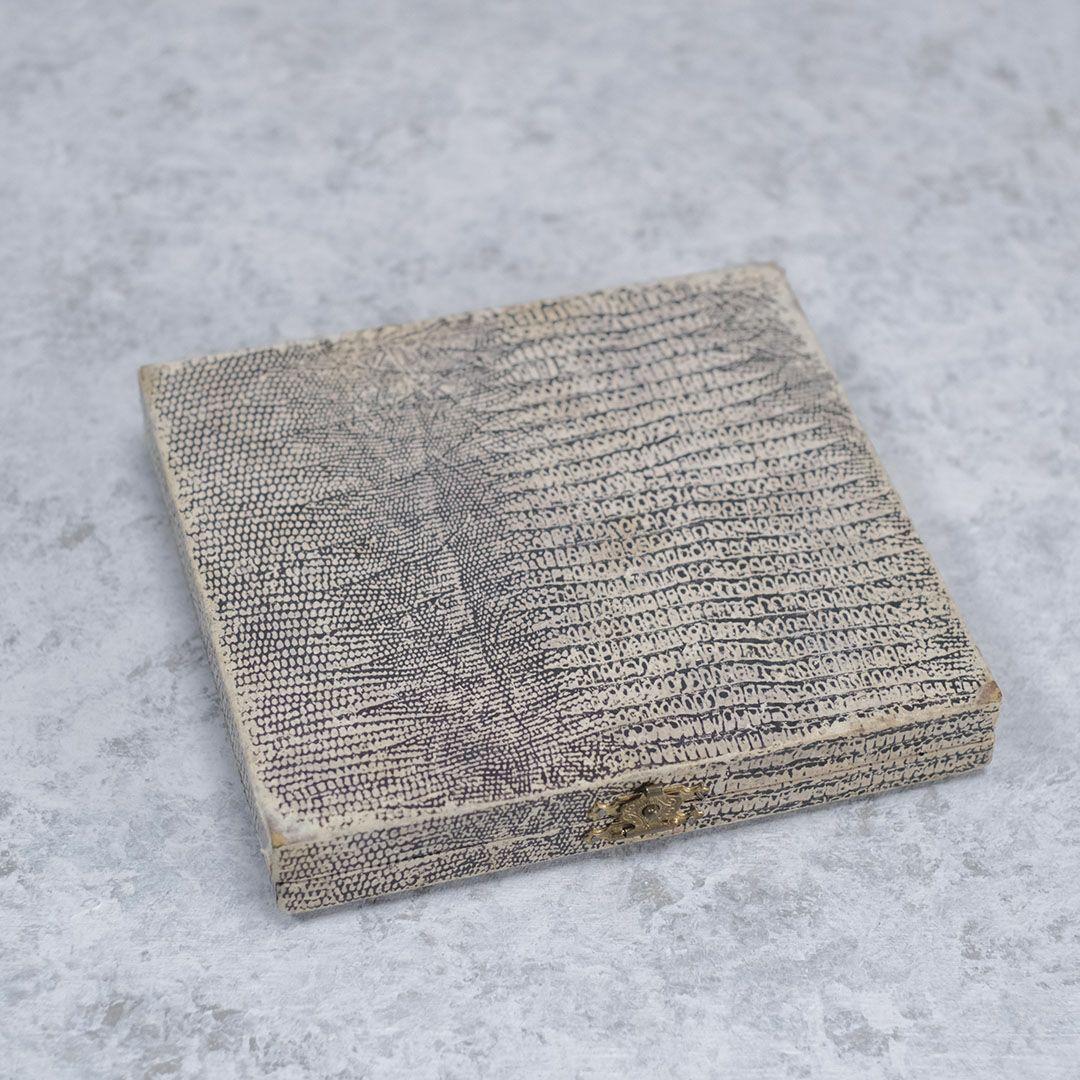 アンティーク コーヒースプーンセット エドワーディアン 専用箱付き シルバープレート イギリス