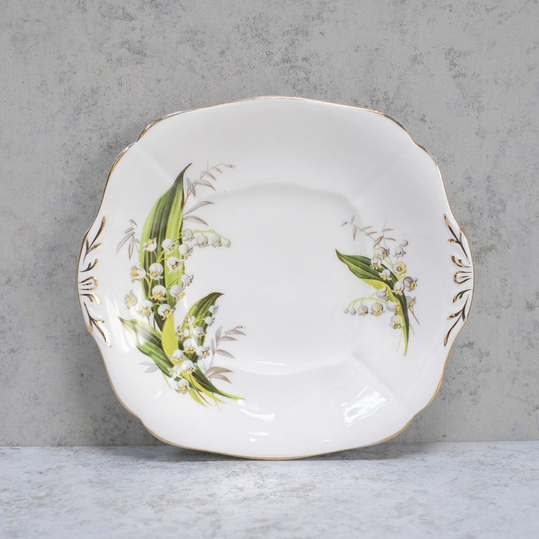 ヴィンテージB&Bプレート 鈴蘭 リリー イギリス1