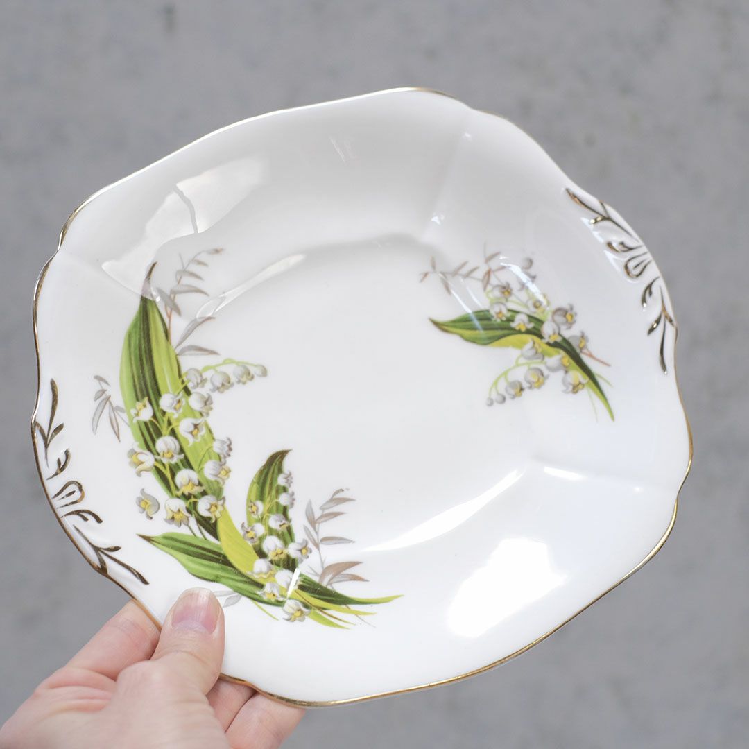 ヴィンテージB&Bプレート 鈴蘭 リリー イギリス2