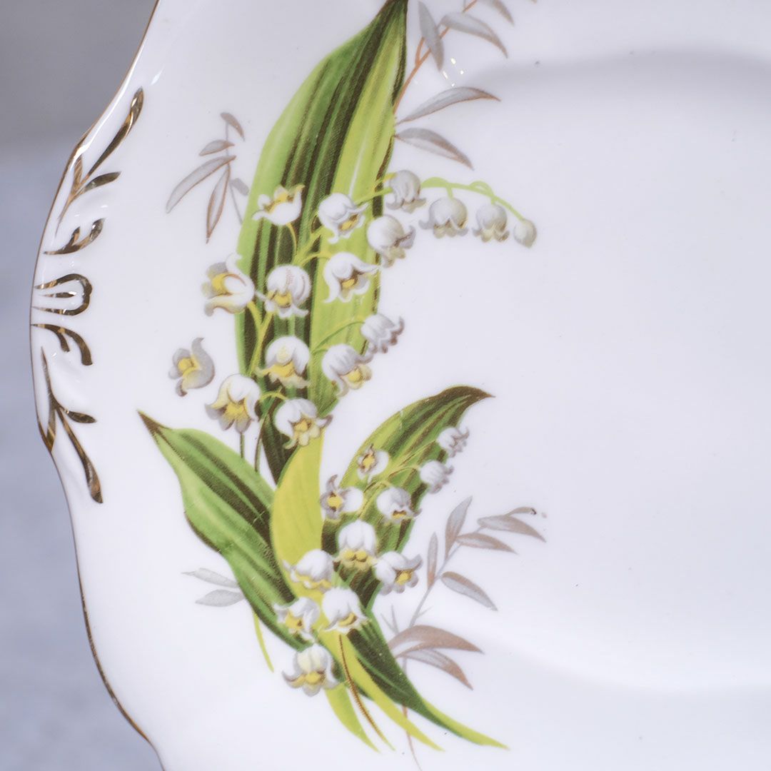 ヴィンテージB&Bプレート 鈴蘭 リリー イギリス4